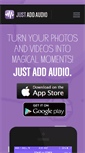 Mobile Screenshot of justaddaudio.com